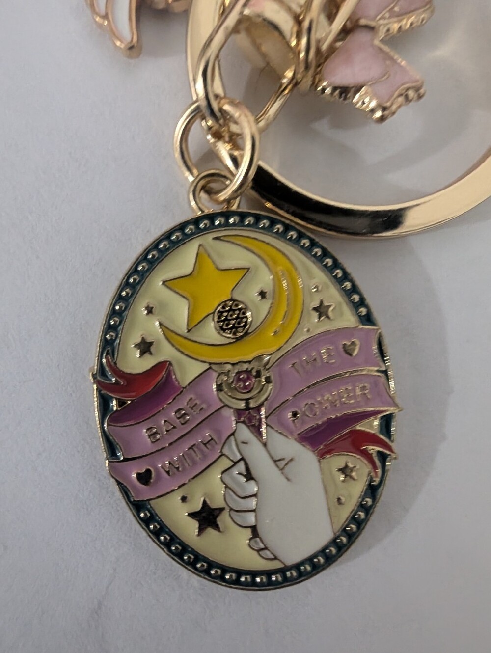 Sailor Moon "Babe with the Power" Keychain